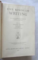 Five Kinds of Writing / Selections from British and American Authors, Old and New