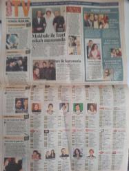Günaydın Ekstra Haftalık Aktüalite Sinema Tiyatro Müzik ve Magazin Gazetesi - 5 Mart 2008 - Teoman - Oya Germen - Victoria Silvstedt - Lara Kamhi - Şafak Sezer - Bülent Ersoy - Kadir İnanır - Türkan Şoray - Aysel Gürel - Müjde Ar - Zülfi Livaneli - Nejat İşler - Saadet Işıl Aksoy - Sinan Çetin - Abdullah Oğuz - Semih Kaplanoğlu - Rafet El Roman - İzzet Çapa - Emre Ergani - Naciye Türkmen - Ece Sükan - Sinan Gürsoy - Esra Gürsoy - Mine Kalpakçıoğlu - Ahu Aysal - Lara Kamhi - Tarkan Tevetoğlu - Bülent Cankurtaran - Şirin Sever - Murat Tokat - Abdullah Oğuz - Hülya Avşar - Derya Alabora - Atilla Dorsay - Ceyda Düvenci - Nejat İşler - Türkan Şoray - Günün Dizileri - Zeki Alasya - Günaydın Tv fotoğraf ve haberi - Gazete tam değildir sadece 4 sayfası mevcuttur