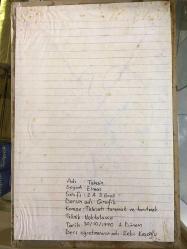 OKUL ÖDEVİ RESİM ÇALIŞMASI: ÖĞRENCİ: TAHSİN ELMAS - ÖĞRETMEN: M. ZEKİ KUŞOĞLU - 30.10.1990 - MUKAVVA ÜZERİNE YUNUS EMRE VE DALINDA BİR GÜL KONULU RESİM - 30 x 22 cm EBADINDA