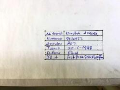 OKUL ÖDEVİ RESİM ÇALIŞMASI: ÖĞRENCİ: NURULLAH ATALAY - 20.01.1998 - ÖĞRETMEN: M. ZEKİ KUŞOĞLU - MUKAVVA ÜZERİNE DUHA KOCAOĞLU DELİ DUMRUL, DEDEM KORKUT'U ANMA GÜNÜ HATIRASI KONULU RESİM - 32 x 27 cm EBADINDA