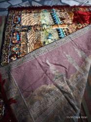 KABE  DİNİ TEMALI İPEK DUVAR HALISI 100x140 AZ KULLANILMIŞ 002