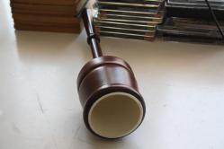 VİNTAGE AHŞAP KUPAYA BENZER BİŞEY ANLAYANLAR BAKABILIR   DETAYLAR RESİMLERDE    (İ1 KASA