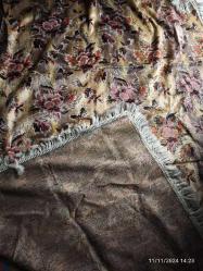 ALMAN İPEK KADİFE - TEK  KİŞİLİK YATAK - MASA ÖRTÜSÜ 140X190