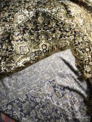 ALMAN İPEK KADİFE - TEK  KİŞİLİK YATAK - MASA ÖRTÜSÜ 130X190