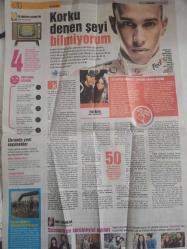 Hürriyet Cumartesi Haftalık Aktüalite, Sinema ve Magazin Gazetesi - 22 Ekim 2016 - Sinemamızın unutulmazları - Hakan Tartan - Ölüm ilanlarındaki son sesler kitap oldu - Uğur Vardan - Seni düşünmek güzel şey - 'Rüya' bütün çektiğimiz - Uğur Vardan'la haftanın filmleri - Diğer seçenekler - 'Oyunlarla yaşayanlar' a - Gençlere özel bir Romeo & Juliet - Korku Denen Şeyi Bilmiyorum - Aslı Barış - Demir Adamlar Antalya'da kapışıyor - Ceren Şehirlioğlu - Sezonun en sürükleyici aşkları - Gazete tam değildir sadece 4 sayfası mevcuttur