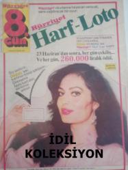 Hürriyet 8. Gün Haftalık Aktüalite, Sinema ve Magazin Dergisi - 13 Haziran 1982 - Türkan Şoray - Harf Loto Çekilişi Reklamı - Genç Kulüp... Geniş Program... fotoğraf ve haberi - Dergi tam değildir sadece 2 sayfası mevcuttur - İdil Koleksiyon