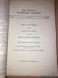 THE AMERİCAN ECONOMİC REVİEW / PAPERS AND PROCEEDİNGS / AMERİCAN ECONOMİC ASSOCİATİON / MAY 1971 / İNGİLİZCE KİTAP (AMERİKAN EKONOMİK DEĞERLENDİRMESİ / MAKALELER VE TUTANAKLAR)