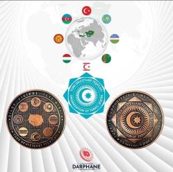 Türk Devletleri Teşkilatı Bronz (Okside) Hatıra Parası - Kutulu