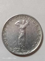 TÜRKİYE CUMHURİYETİ 25 KURUŞ 1964 (  DÜZ ) ÇÇT