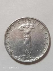 TÜRKİYE CUMHURİYETİ 25 KURUŞ 1964 ( DÜZ ) ÇT