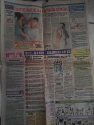 Melodi Haftalık Aktüalite, Sinema ve Magazin Gazetesi - 22 Haziran 1991 - Türkan Şoray'dan Türk Sinemasının yıldızlarına çağrı - Çeşme'de ''Zuhal Olcay''lı geceler - Yağmur Ünal - Gülce Şeren - Deniz Pulaş zamlandı - Almanların yaptığı aşk ve seks araştırmasının ürkütücü sonuçları - Gençlik nereye? - Nil Burak - Hayko - Küçük Şeref Yamandağ - Elif (Barry Appleby) - Kırık Kalpler (Stan Drake) Çizgi Romanları - Ruh Madde Bilinmeyen - Cinsel Sorunlarınız - Böceklere karşı doğal reçeteler - Sorunlarınızı rüyada çözün - Hepsi Aşk - Gönül Abla fotoğraf ve haberi - Gazete tam değildir sadece 2 sayfası mevcuttur