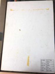 OKUL ÖDEVİ RESİM ÇALIŞMASI: ÖĞRENCİ: MERAL YILDIRIM - 27.12.1993 - ÖĞRETMEN: M. ZEKİ KUŞOĞLU - AHŞAP ÜZERİNE YÜZ TÜRK LİRASI KONULU RESİM - 50 x 35 cm EBADINDA