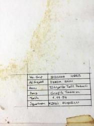 OKUL ÖDEVİ RESİM ÇALIŞMASI: ÖĞRENCİ: FERDA ESİN - 01.11.1994 - ÖĞRETMEN: M. ZEKİ KUŞOĞLU - AHŞAP ÜZERİNE ''TÜRKİYE'DE TATİL'' YAZILI TARİHİ YERLER KONULU RESİM - 50 x 35 cm EBADINDA