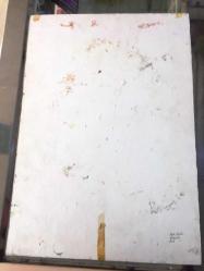 OKUL ÖDEVİ RESİM ÇALIŞMASI: ÖĞRENCİ: AYŞE YAYLA - AHŞAP ÜZERİNE ''FERIEN IN DER TURKEI'' ALMANCA YAZILI TARİHİ YERLER KONULU RESİM - 50 x 35 cm EBADINDA