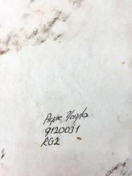 OKUL ÖDEVİ RESİM ÇALIŞMASI: ÖĞRENCİ: AYŞE YAYLA - AHŞAP ÜZERİNE ''FERIEN IN DER TURKEI'' ALMANCA YAZILI TARİHİ YERLER KONULU RESİM - 50 x 35 cm EBADINDA