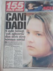 Ekip Haftalık Aktüalite Sinema Tiyatro Müzik ve Magazin Gazetesi - 9 Şubat 1997 - Sevişirken öldürdü! - Öfkeli koca filmde oynayan karısını çekim anında kurşunladı - Erol Macit: ''Cevdet'i asıl ben öldürdüm'' - Kocasını öldürtüp evin kömürlüğüne gömdürmüştü - Karımı, çocuklarımı getirin son bir kez onları göreyim! - Ayhan Melek - Tatil kaçamağı yuva yıktı - Ercan Şahin - Banu Şahin - Gülcan yazıyor - Her filmimde aşık olurum - Rutkay Aziz - Türkan Şoray - Didem Taslan TV'ye hazırlanıyor - Türk mayoları Florida'da - Kıymete bindi - Futbol konusunda anlaşamıyorlar - Görülmemiş Ölüm - Gürbüz Yılmaz - Cani Dadı - 9 Aylık bebeği 'çok ağlıyordu' diye döve döve komaya soktu! fotoğraf ve haberi - Gazete tam değildir sadece 8 sayfası mevcuttur