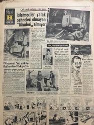 HÜRRİYET GAZETESİ 11 HAZİRAN 1968 YIL :19 SAYI :6506--Parlamento seçiminden sonra bahar havasına girdi ---Arazi için iki köy kavga etti altı kişi öldü ---Ortaca pazarı askeri tedbir altında kuruldu ---Günseli nihayet boşandı ---13 Yaşındaki  ortaokul talebesi meçhul bir elin attığı kurşunla öldü ---1952 Avrupa Güzeli :Faruk Tınca ile tam 8 yıl aşksız  bir hayat yaşadım diyor ---Tarsus ta  kudurarak  ölen genç  ,etrafa dehşet saçtı ---Hırsız -polis  oyununda  tabancalar patladı ---Bekçiyi öldüren bir randevucu  kadın dün idama mahkum oldu ----Belediyece  satılan arsalar hakkında şikayetler oluyor ----Dünya da 10 çitçiden biri farelere çalışıyor ----Türk erkekleri Almanya da kadın katili oluyorlar ---Beşiktaş ,G.Birliği ---Gegiç dün Fenerbahçe kampını ziyaret etti ---Milli Güreş Takımlarımız  Bugün Toledo ya Gidiyor ---İşletmeciler yatak sahneleri  olmayan filmleri almıyor --Dünyanın en çirkin  figüranları Türkiye de ---S.Göksel kendi şirketi adına yeni filmler yapıyor ---
