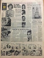 HÜRRİYET GAZETESİ 4 HAZİRAN 1966-Gürel Ünlüsoy-Sevinç Pekin-Rizeli Niyazi ve Sevgilisi : Üç güzellik yarışı  kazanmış olan 19 yaşındaki Alman kızı çoluk çocuk sahibi Karadenizli  gence aşık oldu ---İnönü Başbakan için  nurcu diyor --Giresun da çaya  uçan otobüste 11 kişi öldü ---Önüne gelene  para dağıtan Mersinli  zengin  otel de  soyulduğunu iddia etti ---73 yaşındaki  iş adamı okutup ,ortak yaptığı  mühendisi öldürdü --Birgen Gürsel bir bluz  ve  eteklikte  baba evine döndü ---Savcı kardeş  katili  idamlık Meryem in  beratini  istedi ---Saraçhane geçidine 7 milyon lira harcandı ---Kadınlar kocalarının iyi giyinmesini  istiyor --Zeki Müren in  içkisiz halk konserleri --Fenerbahçe Galatasaray karşılaşıyor --Ordu futbol takımımız  hazırlıklarını bitirdi --Çukurova ,Eskişehirspor a karşı son şansını  kullanıyor---Lefter  ,Çukurova İd.Yurdu nu  bırakıyor -- Ayhan Işık ı bir ayda 380 kişi ziyaret etti ---Bu senenin  ümit yıldızları  kimler olacak ? Golden Horn Türkiye ye döndü ---