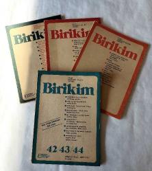 BİRİKİM Aylık Sosyalist Kültür Dergisi, Mart 1975 - 1978, Sayı: 1, 2, 4, 5, 13, 14, 15, 16, 18/19, 21, 23, 37, 39, 40/41, 42/43/44 [İLK SERİ, 15 ADET]