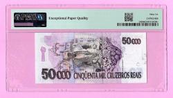 BREZİLYA Brazil Banco Central 50000 Cruzeiros Reais Pick242 1994 PMG 66 EPQ Gem UNC (TK16 766) ÇİL