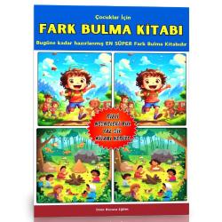 Çocuklar İçin Fark Bulma Kitabı (Gizli Nesneleri Bulma YAZ-SİL Kitabı Hediyeli)