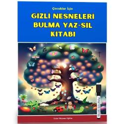 Çocuklar İçin Fark Bulma Kitabı (Gizli Nesneleri Bulma YAZ-SİL Kitabı Hediyeli)