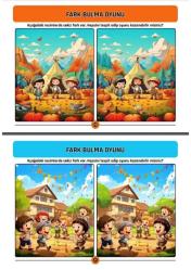 Çocuklar İçin Fark Bulma Kitabı (Gizli Nesneleri Bulma YAZ-SİL Kitabı Hediyeli)