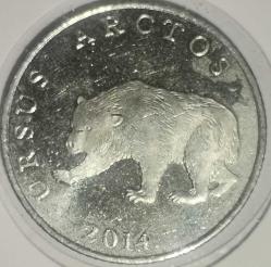 LOT.14 » HIRVATİSTAN 2014 5 KUNA   ÖZEL KAPAMASINDA