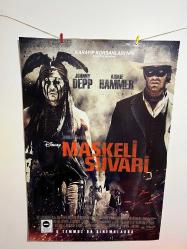 “Maskeli Süvari/Johnny Depp” orijinal film afişi