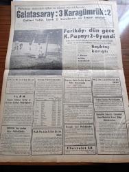 Vatan Gazetesi - 1 Haziran 1962 - Milli Cephe Hükümeti Tılsımı - Buhran Başladı Adalet Partisi Karışık - Başkan Cemal Gürsel Böyle Giderse Ben De İstifa Ederim Diyor - Genelkurmay Başkanı Orgeneral Cevdet Sunay İçimizdeki Karın Ağrısından Kurtulalım Diyor - Başbakan İsmet İnönü'nün İstifa Mektubu - Komünizm Propagandası Yaptığı Sebebiyle Yargılanan Lamia İren - Osman Bölükbaşı Cumhuriyetçi Köylü Millet Partisi'nden İstifa Etti - Füzelerimiz Birinci Oldu - Ekmeğe Zam Meselesi Yeniden Çıkmaza Girdi - Rüzgar Çelebi Çizen Guy Bara - Ünlü Fransız Sinema Sanatçısı Marie Bell İstanbul'a Geliyor - İsmet Paşa Çekilse Yazan Necdet Semizoğlu - Amerika'daki Son Buhranın Asıl Sebebi Çelik Sanayii Mi - Seylan Da Batılılara Ait Petrol Tesislerine El Koydu - Ev Kadın Moda - Üç Perdelik Cinayet Yazan Agatha Christie Yazı Dizisi - Galatasaray 3 Karagümrük 2 - Mithatpaşa Stadı - Beşiktaş Karıştı - Fenerbahçeli Eski Futbolcu Fikret Kırcan Aniden Hastalandı - Dünya Kupası Maçları Neticesi - Feriköyspor