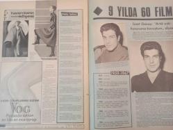 Pazar Haftalık Aktüalite Sinema Tiyatro Müzik ve Magazin Dergisi - 11 Kasım 1967 - Sayı:581 - Selda Alkor - Osman Seden Yeni Yıl Programını Açıkladı: 1968'in Gözdesi Olacak - POP Sabun Reklamı - İrfan Ünal - Ertem Eğilmez - Semiramis Pekkan - Filiz Akın - Kenan Kurt - Kartal Tibet - Zeynep Aksu - Semiramis Pekkan - Metin Erksan Filmin Çekimini Bırakınca Evdeki Hesap Çarşıya Uymadı - Türkan Şoray - Ediz Hun - Sema Özcan Aşkı Sona Erdi - Caniler Kralı Cinsiyet Değiştirdi - Dişi Killing Gülgün Erdem - Hanımların Köşesi - Yıldız Falınız - İzzet Günay: Artık Eski Huzuruma Kavuştum diyor - Aysel Tanju İki Yıl Sonra Yuvaya Döndü fotoğraf ve haberi - Tam Takım Dergi