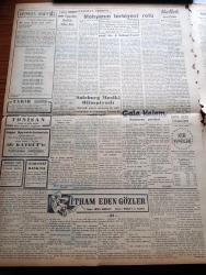 Vatan Gazetesi - 17 Haziran 1950 - Meclis Arapça Ezanı Kabul Etti - Öğle Namazından İtibaren Arapça Ezan Okunacak - CHP'nin Arapça Ezan Lehine Dönüşü - Feyzi Boztepe'nin Devletin Din Üzerindeki Vasilik Sistemine Son Verilmesine Dair Teklifi - Ahmet Emin Yalman Köşe Yazısı - Meşhur Rejisör William Dieterle Dün Sabah Gitti - Amerika'da Yakalanan Atom Bombası Casusları - Bugün Ramazan - İtham Eden Gözler Yazan Henry Bordeaux Yazı Dizisi - Salzburg Musiki Olimpiyatı - Toprak Ofisinin Yağları Çalınmış - Basın Kanunu - Milli Eğitim Bakanı Avni Başman - Resimlerle Hadiseler - Bulgar Viskonsolosu Pop Yordanof Gitti - Amerika'nın Türkiye İran Ve Yunanistan'a Silah Yardımı - Kanuni Sultan Süleyman Yazan Feridun Fazıl Tülbentçi Yazı Dizisi - Volvo Kamyon - Bulmaca - İstanbul Ankara Radyosu Programı - Touring Bisiklet - Fransız Şarabı Satışı