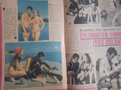 Pazar Haftalık Aktüalite Sinema Tiyatro Müzik ve Magazin Dergisi - 26 Temmuz 1968 - Sayı:618 - Selma Güneri - Yusuf Sezgin söylentileri yalanladı: - ''Fırtına dindi ve artık mutluyuz'' - ''Fırtına Balayı'' sona erdi ve Soydan'lar yuvalarına kavuştular - Hülya Selim - Melek Koçyiğit - Oya Peri geçte olsa kararını verdi: ''Sinemada istediğim noktaya ergeç varacağım'' - Birbiri ardına film çeviren Esen Püsküllü durmadan şişmanlıyor - Salih Güney - Zeynep Tedü - Bir zamanların ''Hızlı'' çapkını Salih Güney evlendikten sonra iyice uslandı - PURO Sabun Reklamı - Leyla Sayar'dan sonra Tülin Elgin'de dansöz oldu - Bebek davası Tamer Yiğit'i çok üzüyor - Figen Say - Pervin Par - Kartal Tibet - Sevda Nur'un ayakları kırıldı - Vahi Öz fotoğraf ve haberi - Tam Takım Dergi
