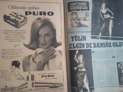 Pazar Haftalık Aktüalite Sinema Tiyatro Müzik ve Magazin Dergisi - 26 Temmuz 1968 - Sayı:618 - Selma Güneri - Yusuf Sezgin söylentileri yalanladı: - ''Fırtına dindi ve artık mutluyuz'' - ''Fırtına Balayı'' sona erdi ve Soydan'lar yuvalarına kavuştular - Hülya Selim - Melek Koçyiğit - Oya Peri geçte olsa kararını verdi: ''Sinemada istediğim noktaya ergeç varacağım'' - Birbiri ardına film çeviren Esen Püsküllü durmadan şişmanlıyor - Salih Güney - Zeynep Tedü - Bir zamanların ''Hızlı'' çapkını Salih Güney evlendikten sonra iyice uslandı - PURO Sabun Reklamı - Leyla Sayar'dan sonra Tülin Elgin'de dansöz oldu - Bebek davası Tamer Yiğit'i çok üzüyor - Figen Say - Pervin Par - Kartal Tibet - Sevda Nur'un ayakları kırıldı - Vahi Öz fotoğraf ve haberi - Tam Takım Dergi