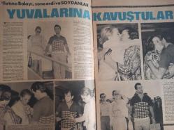Pazar Haftalık Aktüalite Sinema Tiyatro Müzik ve Magazin Dergisi - 26 Temmuz 1968 - Sayı:618 - Selma Güneri - Yusuf Sezgin söylentileri yalanladı: - ''Fırtına dindi ve artık mutluyuz'' - ''Fırtına Balayı'' sona erdi ve Soydan'lar yuvalarına kavuştular - Hülya Selim - Melek Koçyiğit - Oya Peri geçte olsa kararını verdi: ''Sinemada istediğim noktaya ergeç varacağım'' - Birbiri ardına film çeviren Esen Püsküllü durmadan şişmanlıyor - Salih Güney - Zeynep Tedü - Bir zamanların ''Hızlı'' çapkını Salih Güney evlendikten sonra iyice uslandı - PURO Sabun Reklamı - Leyla Sayar'dan sonra Tülin Elgin'de dansöz oldu - Bebek davası Tamer Yiğit'i çok üzüyor - Figen Say - Pervin Par - Kartal Tibet - Sevda Nur'un ayakları kırıldı - Vahi Öz fotoğraf ve haberi - Tam Takım Dergi