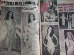 Pazar Haftalık Aktüalite Sinema Tiyatro Müzik ve Magazin Dergisi - 13 Ocak 1977 - Sayı:1060 - Prenses Banu - Alev Altın - Ayten Gökçer - Ediz Hun - Meral Zeren - Kemal Sunal - Atıf Yılmaz - Gökben - Hülya Koçyiğit - Cüneyt Arkın - Nilgün Atılgan - Mine Kürkçüoğlu - Ülkü Ülker - Prenses Banu oyuna geldi - Gülistan Okan - Batı müziğinden Türk müziğine geçiş yaptı - Uğur Dündar: ''Türkan Şoray'la Şartlı Olarak Oynarım'' diyor - Seks Yıldızıydı Şanstöz Oldu - Alev Altın - Erol Büyükburç - Emel Büyükburç - Oğuz Gözen - Gerçek Meydana - Nil Burak - Ajda Pekkan - Nadya Commanecci - Deniz Erkanat jimnastikten başka bir şey düşünemiyor - Özel Türkbaş - Doroty Mallon - Özcan Tekgül bir dönemin en ünlü seks kraliçesiydi - Zennube - Kemal Kan - Nina Karter - Amerikan bayrağından İngiliz bikinisi fotoğraf ve haberi - Tam Takım Dergi