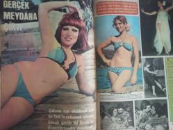 Pazar Haftalık Aktüalite Sinema Tiyatro Müzik ve Magazin Dergisi - 13 Ocak 1977 - Sayı:1060 - Prenses Banu - Alev Altın - Ayten Gökçer - Ediz Hun - Meral Zeren - Kemal Sunal - Atıf Yılmaz - Gökben - Hülya Koçyiğit - Cüneyt Arkın - Nilgün Atılgan - Mine Kürkçüoğlu - Ülkü Ülker - Prenses Banu oyuna geldi - Gülistan Okan - Batı müziğinden Türk müziğine geçiş yaptı - Uğur Dündar: ''Türkan Şoray'la Şartlı Olarak Oynarım'' diyor - Seks Yıldızıydı Şanstöz Oldu - Alev Altın - Erol Büyükburç - Emel Büyükburç - Oğuz Gözen - Gerçek Meydana - Nil Burak - Ajda Pekkan - Nadya Commanecci - Deniz Erkanat jimnastikten başka bir şey düşünemiyor - Özel Türkbaş - Doroty Mallon - Özcan Tekgül bir dönemin en ünlü seks kraliçesiydi - Zennube - Kemal Kan - Nina Karter - Amerikan bayrağından İngiliz bikinisi fotoğraf ve haberi - Tam Takım Dergi