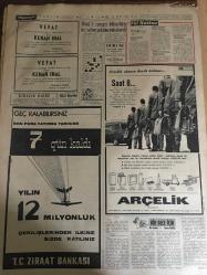 HÜRRİYET GAZETESİ 3 HAZİRAN 1966 YIL :19 SAYI :6498---Kıbrıs ,Yunanistan la Federasyon Haline Gelecek ---Patrikhanenin  kapatılması için kanun teklifi yapıldı ---İnönü ,kendi huzursuzluğunu neden vatan a yaymak istiyor ?---TİP Liderlerini Kayseri de linç ediyorlardı ---Ali Reisin  mavnasında  şarap partisi verildi ---Surveyor 1 aya yumuşak iniş yaptı ---Beş yıldır  matem tutan genç kız  ifade vermek için evinden çıktı ---1972 yılına kadar 6 il televizyona  kavuşmuş olacak ---Fuarda  sevişen  çiftleri  hiç kimse rahatsız  etmeyecek ---Anadolu dan İstanbul a 297 Öğretmen Tayin Oldu ----Hind li zengin ihtiyarlarla kız satan şebeke  yakalandı --Eskişehirspor bugün  Mersin e Gidiyor --Fenerbahçe nin  tertibi belli oldu --A.Ordulular Engelleri  bu haftaki  maça çağırıyor ---Kupada Gençlerbirliği Takımı da Söz Sahibidir --Düğünde eşine lokanta hediye etti ---İçip içip sarhoş olan  küçük çocuk balkondan düştü ---Kocaya ihtiyacım var diyen kadın zina halinde yakalandı --