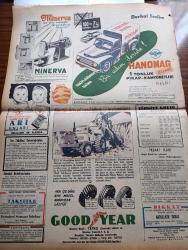 Vatan Gazetesi - 29 Kasım 1953 - Ahmet Emin Yalman Köşe Yazısı - Memurlara Dört Aylık Tazminat Verilecek - Dost Pakistan Devlet Başkanı Gulam Muhammed Ankara'da - Amerikan Başkanı Eisenhower'in Bir Sualine Gulam Muhammed Hem Pakistanlıyım Hem Türküm Dedi - Piyes Yazarı Eugene O'Neill Öldü - Sedat Simavi'nin Müdafaası Dün Yapıldı - Türk Yugoslav Ve Yunan Hava Planı Hazırlandı - İngiltere'nin İran'la Siyasi Münasebeti - Türkiye Mısır'a Yeni Bir Nota Verdi - Yeşil Gözlü Soledad Yazan Greta Granor Yazı Dizisi - Yakalanan Manitacılar - Fransa Sömürge Rejimi - Fotoğraflarla Haberler - İtalya İle Telefon İrtibatı Kuruldu - Kılıçali Hamamı Yazan Adnan Veli Yazı Dizisi - Dikkat Nihat Erim - Veba Yazan Albert Camus Yazı Dizisi - Arı Unları - Tiyatrolar Sinemalar Programı - Minerva Dikiş Makineleri - Good Year Lastikleri - Hanomag Pikap Ve Kamyonetleri - Fransa Sömürge Rejimine Yeni Bir Veçhe Veriyor