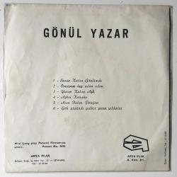 Gönül Yazar - Sensiz Kalan Gönlümde / Ömrümce hep adım adım / Yarım kalan aşk / Gökyüzünde yalnız gezen / Arım balım peteğim / Aşkın kanunu / mini LP