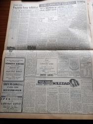 Vatan Gazetesi - 3 Aralık 1953 - Ahmet Emin Yalman Köşe Yazısı - Ticaret Bakanlığı Yeni Faaliyete Hazırlanıyor - Ahmet Emin Yalman'a Suikast Duruşmasına Dün De Devam Edildi - Necip Fazıl Kısakürek'in Mısır'daki İhvanı Muslimin Cemiyeti İle İlişkisi Olduğu Tespit Edildi - Cevat Rifat Atılhan Tahliye Oldu - İnsan Hakları Haftası Başladı - Ney Üstadı Süleyman Erguner Öldü - İngiltere'de 1 Milyon İşçi Grev Halinde - Yeşil Gözlü Soledad Yazan Greta Granor Yazı Dizisi - Tekel Genel Müdürlüğünde Bir Yolsuzluk Meydana Çıkarıldı - Veba Yazan Albert Camus Yazı Dizisi - Siyasal Bilgiler Fakültesinin Yıldönümü - Amme İdaresi Enstitüsü - Hoş Memo Karikatür - Londra'da Bir Cami Yaptırılacak - Beria'nın Adı Sovyet Ansiklopedisinden Çıkarıldı - Sigara Zifirinde Kanser Yapan Bir Madde Varmış - Çarşaf Giyenler - Afrika'da 4 Ay Yazan Tunç Yalman Yazı Dizisi - Vefa Beykoz'u Dün 4 1 Mağlup Etti - Şehir Tiyatrosunda Semerkant'ta Oyunu - Gripin - Beden Terbiyesi Genel Müdürlüğü Lağvediliyor - Çeşit Mağazası
