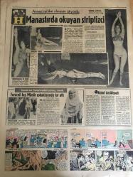 HÜRRİYET GAZETESİ 31 MAYIS 1966 YIL :19 SAYI :6495---Batı Trakya da Türk Sözü Ortadan Kalktı ---Türk James Bond u 2 gün içinde  yaptığı filmi ,kızlar dahil 5000 liraya çıkardı --Vietnam lı Bir Rahip ile bir Genç Kız Daha İntihar Etti ---4 Çocuk anası Ülserli kadın  av tüfeği ile  kendini vurdu ---Sakarya da boğulan 5 kişi mitingde  iş tutmağa  giden  sabıkalı  yankesicilermiş ---Şehit  jandarmaların  cenazesi  kaldırılıyor ---Yüzlerce kaçak araba satan bir şebeke aranıyor ---Binlerce genç kız evlilik panayıra  iştirak etti ---Güney Kutbunda Bayrağımızı Diken Türk --Fenerbahçe kampa girdi ---Futbol karnavalı seyrettik ----Aptullah Gegiç Fenerbahçe ye gelmiyor ---İkinci Türkiye liginin  kilidi bu haftaki maçlarla çözülüyor --Manastırda okuyan  striptizci --Feraceli kız ,Münih sokaklarında  tur attı ---İnönü ,7 yıl sonra Uşak ta tezahüratla ile karşılandı ----Bölükbaşı Afyon da şiirli konuşma yaptı ---