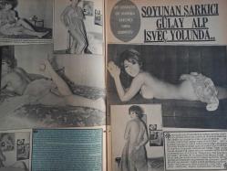Pazar Haftalık Aktüalite Sinema Tiyatro Müzik ve Magazin Dergisi - 11 Eylül 1970 - Sayı:729 - Selma Güneri - Meltem Mete - Şantöz Gülay Alp - Soyunan şarkıcı Gülay Alp İsveç yolunda - Sahnenin Liraları Güzel Ama - Arzu Okay aranılan isim oldu - Safa Önal - Ayhan Işık - Salih Güney - Zühal Aktan - Seher Şeniz'i Yeşilçam paylaşamıyor - Ursula Andress - John Derek'den kurtulup Belmondo'ya sığınan Ursula değişik bir kadın oluvermişti - Belgin Doruk 7 ay sonra tekrar kamera önünde - Nebahat Çehre küpü dolduradursun - Nebahat Çehre - Yeşilçam İzmir'i sallıyor - Sadri Alışık - Çolpan İlhan - Kerem Alışık - Ayfer Feray - Nilüfer Koçyiğit - Fatma Girik - Lolita annesiyle barıştı - Tursil Deterjan Reklamı - Adnan Şenses'le Ülkü Özen'in oynadıkları fotoroman tamamlandı - Engin Çağlar - Kayıp aktör bulundu - Birsen Kaya fotoğraf ve haberi - Tam Takım Dergi