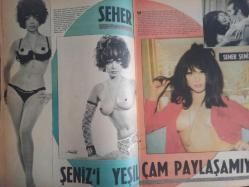 Pazar Haftalık Aktüalite Sinema Tiyatro Müzik ve Magazin Dergisi - 11 Eylül 1970 - Sayı:729 - Selma Güneri - Meltem Mete - Şantöz Gülay Alp - Soyunan şarkıcı Gülay Alp İsveç yolunda - Sahnenin Liraları Güzel Ama - Arzu Okay aranılan isim oldu - Safa Önal - Ayhan Işık - Salih Güney - Zühal Aktan - Seher Şeniz'i Yeşilçam paylaşamıyor - Ursula Andress - John Derek'den kurtulup Belmondo'ya sığınan Ursula değişik bir kadın oluvermişti - Belgin Doruk 7 ay sonra tekrar kamera önünde - Nebahat Çehre küpü dolduradursun - Nebahat Çehre - Yeşilçam İzmir'i sallıyor - Sadri Alışık - Çolpan İlhan - Kerem Alışık - Ayfer Feray - Nilüfer Koçyiğit - Fatma Girik - Lolita annesiyle barıştı - Tursil Deterjan Reklamı - Adnan Şenses'le Ülkü Özen'in oynadıkları fotoroman tamamlandı - Engin Çağlar - Kayıp aktör bulundu - Birsen Kaya fotoğraf ve haberi - Tam Takım Dergi