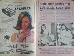 Pazar Haftalık Aktüalite Sinema Tiyatro Müzik ve Magazin Dergisi - 1 Aralık 1967 - Sayı:584 - Figen Say - PURO Sabun Reklamı - Sevim Emre sonunda yine şarkıcılıkta karar kıldı - Haftanın iyi niyet yemeği - Hülya Koçyiğit - Metin Serezli - Erkut Taçkın nişanlandı - Dinçer Okan - Ceyda Sadıkoğlu - Figen Han Mısır'a gidiyor - Gamze Öz - Mahkemelik oldular - 42 Fakir çocuğu giydiren Türkan Şoray - Muzaffer Tema - Erol Tezeren askere gitti - Hanımların köşesi - Yıldız falınız - Zet çorap reklamı - Yeşilçam'da bir çirkin adam Tanju Gürsu - Ediz Hun - Selda Alkor - Sezer Güvenirgil - Devlet Devrim  -Hamam Salgını - ''Yerli Anjelik'' filminde Sevda Ferdağ'da göbek taşında terledi - Nevin Nuray - Sevgi Can - Aynur Aydan fotoğraf ve haberi - Tam Takım Dergi