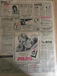 HÜRRİYET GAZETESİ 26 MAYIS 1966 YIL :19 SAYI :6490---Tasarruf Bonosu Satışı Önlenecek ---İlk eleme sınavları dün  bütün yurtta  yapıldı --Liseli 2 sevgili buluştukları  gün  tren altında kalıp öldü --Kızıl Çin den gelen  son atom bulutu tehlike yaratmadan geçip gitti ---Balıkçılar denizde boğazı eşarpla sıkılı bir kız cesedi buldu ---Bir kadın tarafından  dolandırılanların  ifade  vermesi 3 saat sürdü ---Vehbi Koç evrak çantasını evde unutunca uçak 20 dakika gecikti ---Doktor ,kadın hastası ile  tedavi yerine aşk yaptı ---Fenerbahçe ve Galatasaray Kampa Giriyor --Eskişehirspor -Bursaspor  karşılaşması  için sıkı tedbirler alınıyor ---Devlet Bakanı K.Ocak ,Bursaspor un kararı için kendileri bilirler dedi ---Lefter ağır konuştu ---Jean Straker Türkiye ye gelip Çıplak Resmi Çekecek --Otobüs kazasında 21 kişi can verdi ---Demirel seçim gezisine  cumartesi günü başlıyor ----