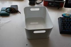 İKEA VARIERA beyaz 24x17 cm kutu  DETAYLAR RESIMLERDE   (ANTIK KOLİ 22