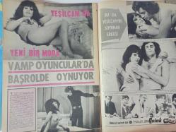 Pazar Haftalık Aktüalite Sinema Tiyatro Müzik ve Magazin Dergisi - 21 Ocak 1972 - Sayı:800 - Arzu Okay - Sevim Emre - Yıldız Kenter'in kızı Leyla Kenter ikinci filmini de çevirdi - Yıldırım Önal - Cüneyt Arkın - Melek Görgün ''Kara Kış'' a soyunarak meydan okudu - Doctor Renaud Losyon Reklamı - Arzu Okay da aşkını açıkladı - Yusuf Tuna - Ünsal Emre - Emel Sayın - Metin Erksan - Serdar Gökhan - Tarık Akan - Müfit Noyan - Levent Çakır - Gül Tener - Yeşim Tan - Beyza Başar - Ender Doruk - Meral Zeren - Müşerref Tezcan - Semra Karaca - Leyla Kenter - Bahar Erdeniz - Ceyda Karahan - Zeynep Değirmencioğlu - Memduh Ün - Muhterem Nur - İzzet Günay Kaç Kılığa Girdiler? - Erol Taş - Selma Güneri - Kadir Savun - Süleyman Turan - Esen Püsküllü - Mine Mutlu - Nilüfer Aydan - Cihangir Gaffari - Tijen Doray - Fikret Uçak - Dinçer Önal - Sedef İnci - Erdoğan Seren - Erol Yeşilyaprak - Tahsin Koray - Yılmaz Güney Ameliyat olunca - Sevim Emre fotoğraf ve haberi - Tam Takım Dergi