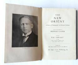 THE NEW ORIENT A Series of Monographs on Oriental Culture, Volume 1: The Near East, Volume 2: The Far East [2 VOLUME SET]