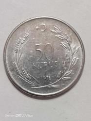 TÜRKİYE CUMHURİYETİ 50 KURUŞ 1976  ÇÇT